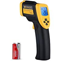 Etekcity 800 Termómetro Infrarrojo Digital Láser- -50℃ a 750℃ para Coche- Cocina- Agua- Piscina- Lasergrip Medidor IR…